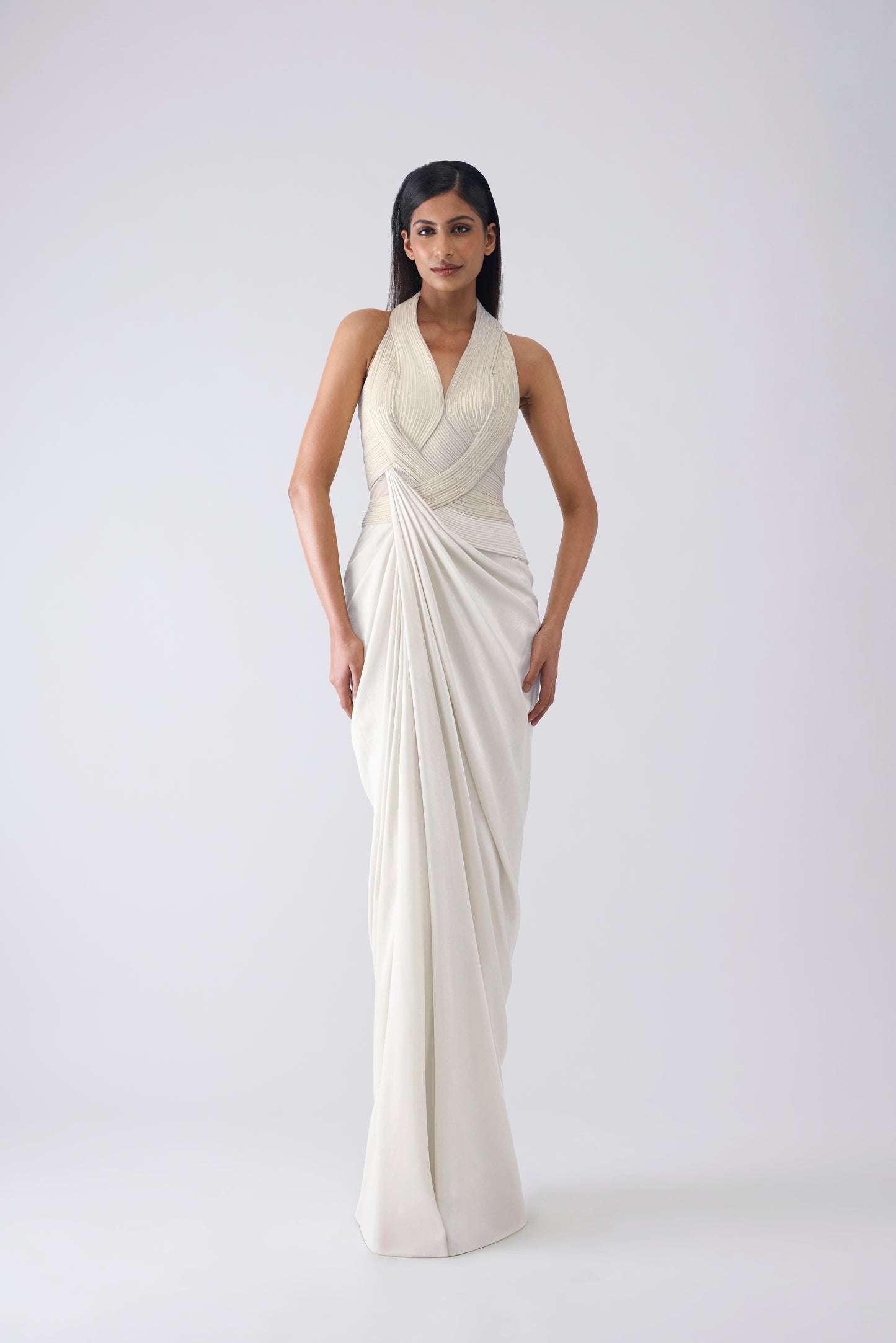 Metallic Moulded Gown