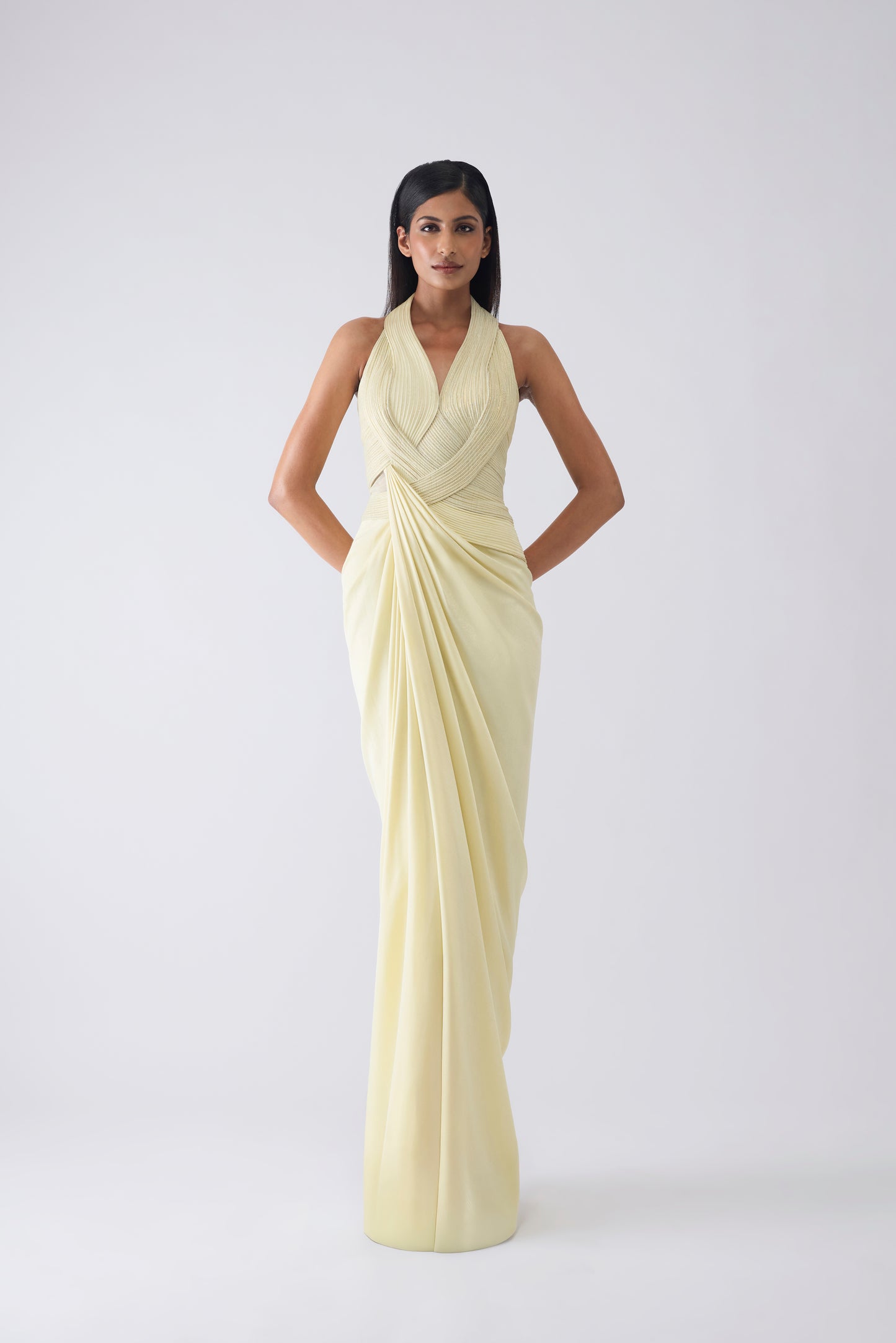 Metallic Moulded Gown