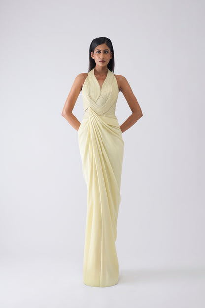 Metallic Moulded Gown