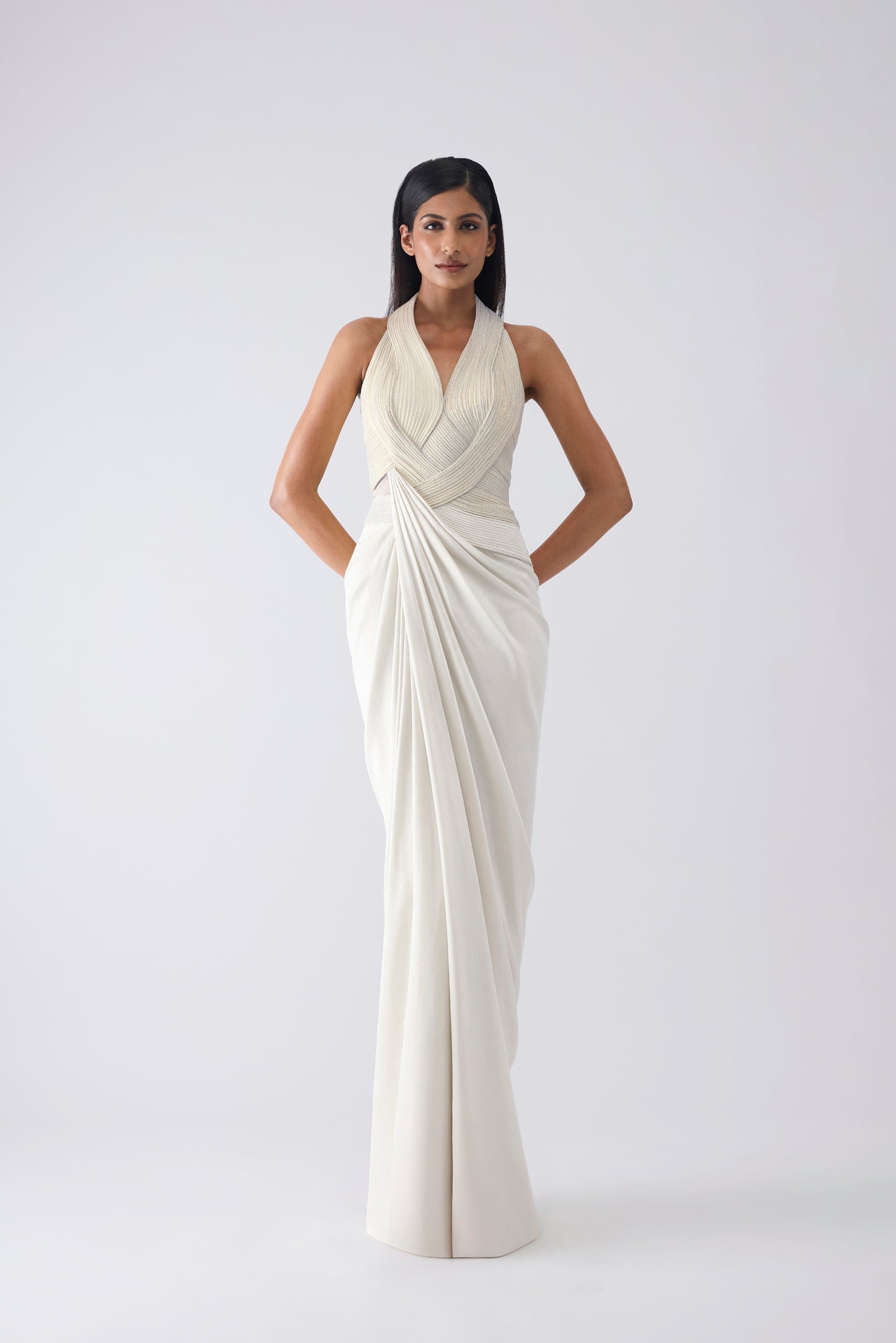 Metallic Moulded Gown