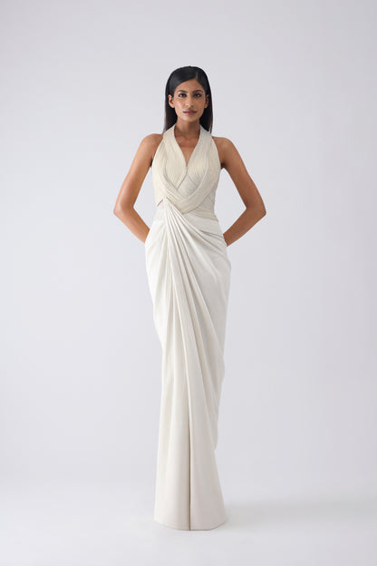 Metallic Moulded Gown