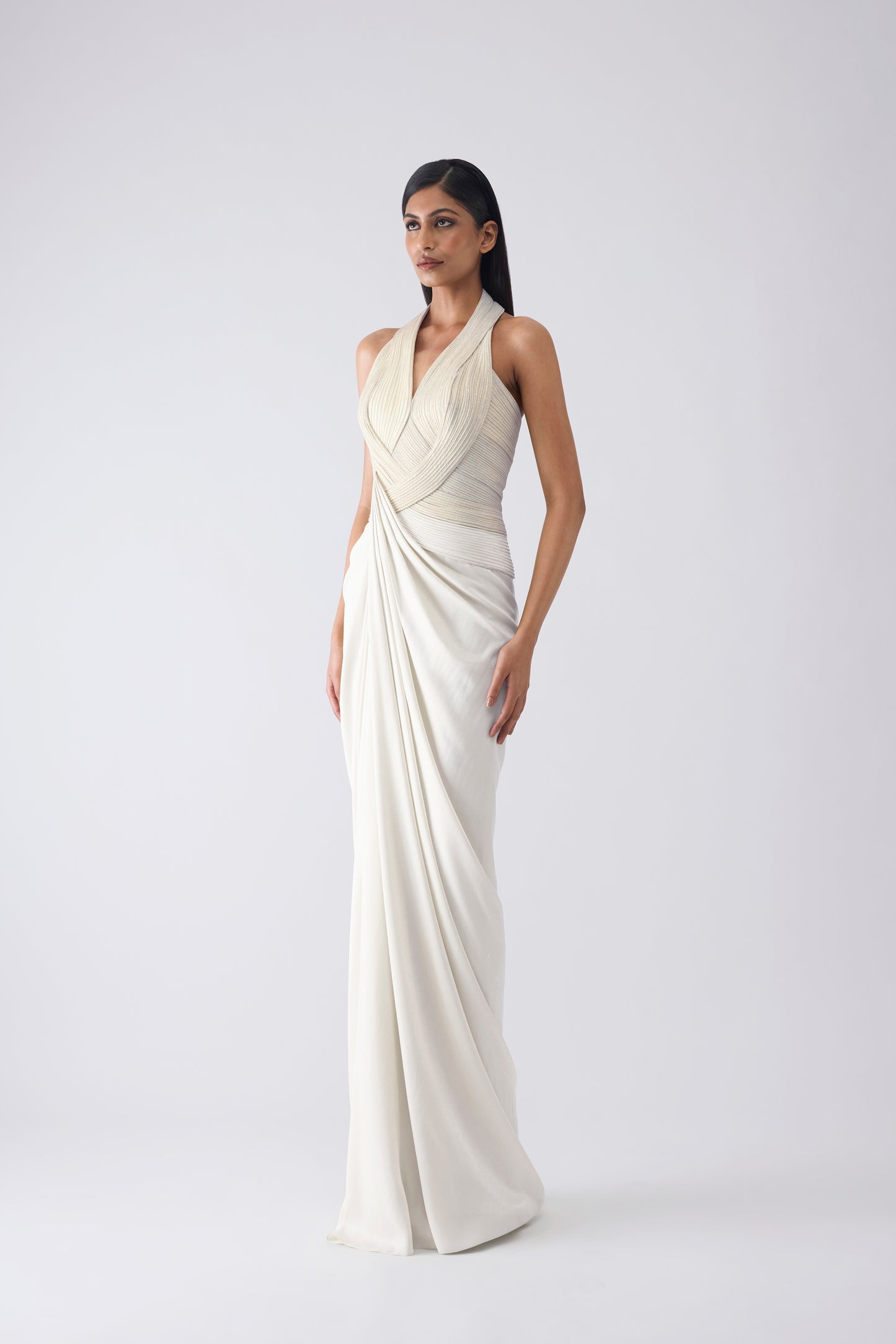 Metallic Moulded Gown