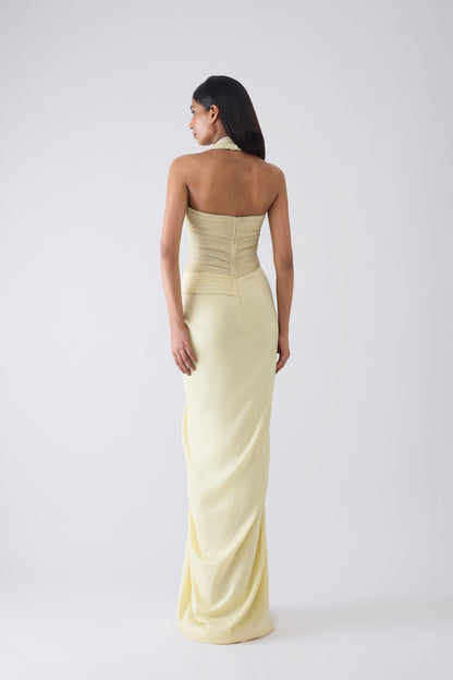 Metallic Moulded Gown