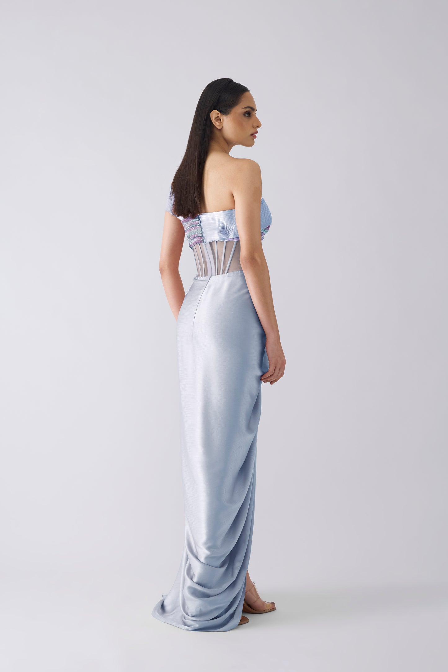 Moulded Metallic Gown