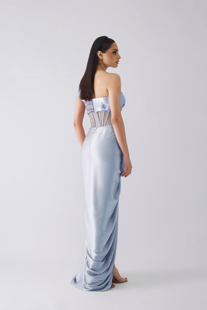 Moulded Metallic Gown