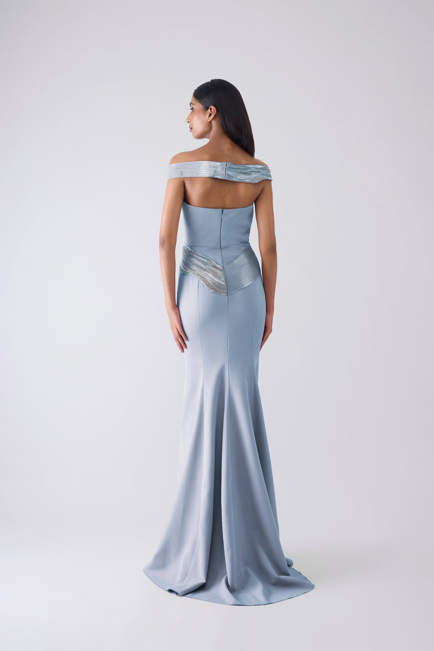 Metallic Moulded Gown