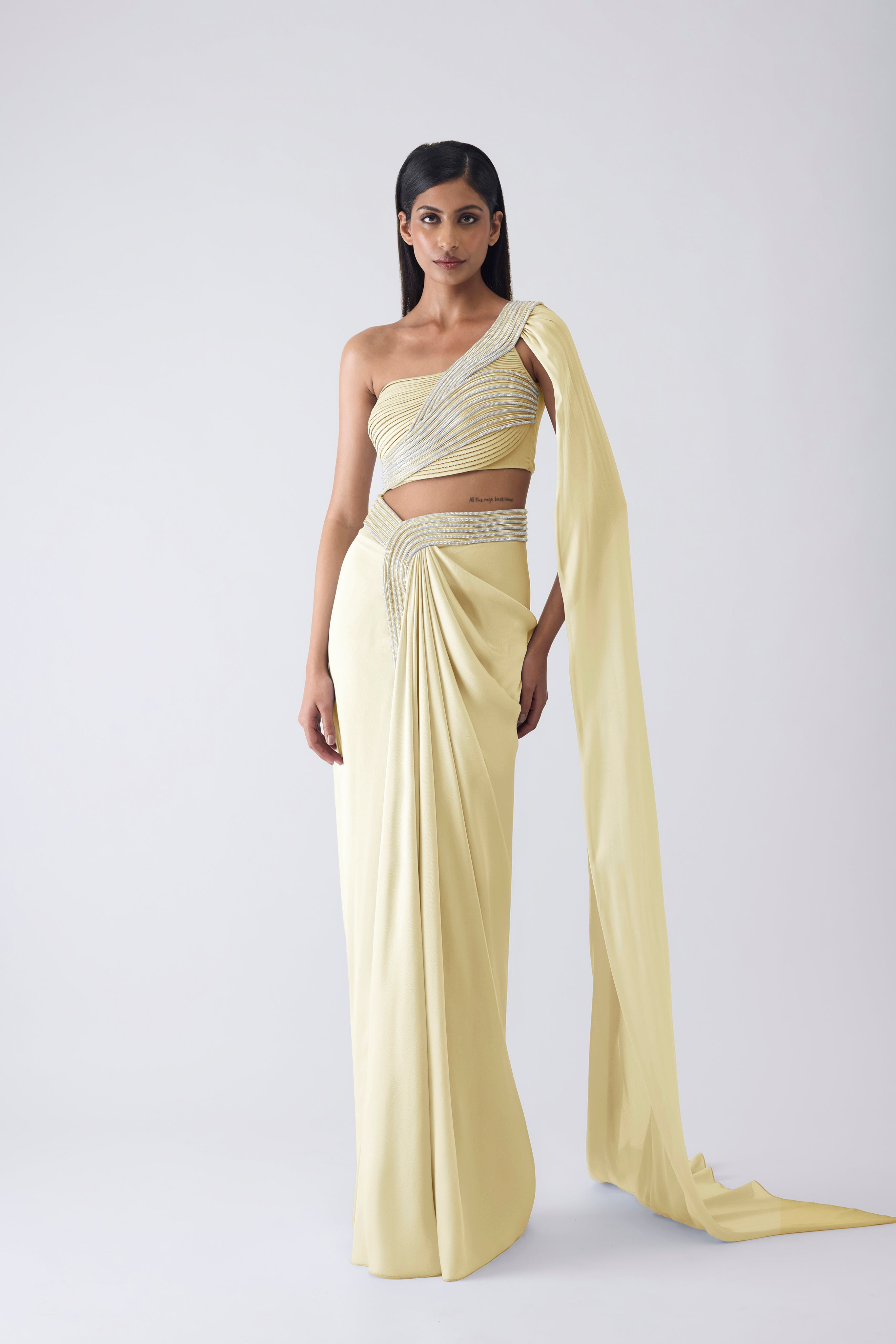 Moulded Crystalvein Top and Skirt