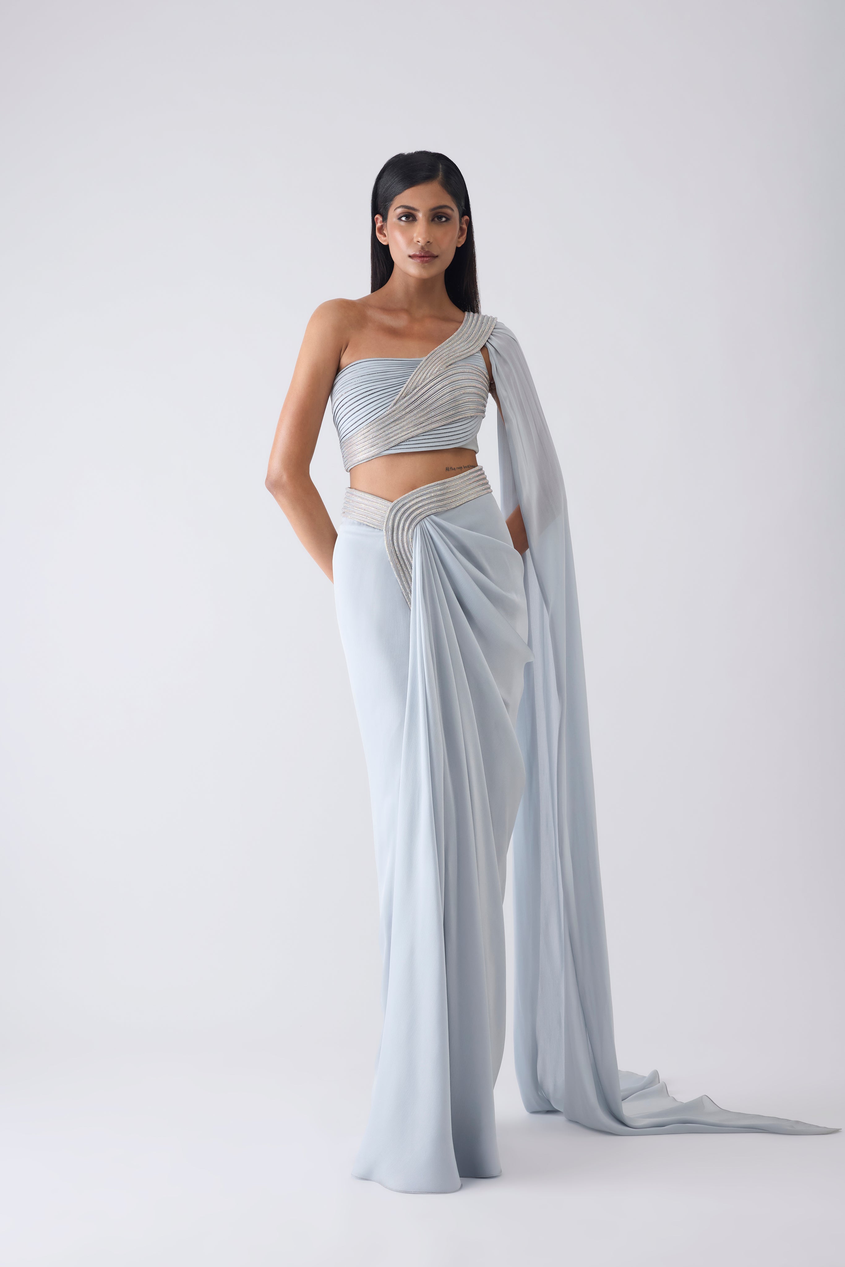 Moulded Crystalvein Top and Skirt