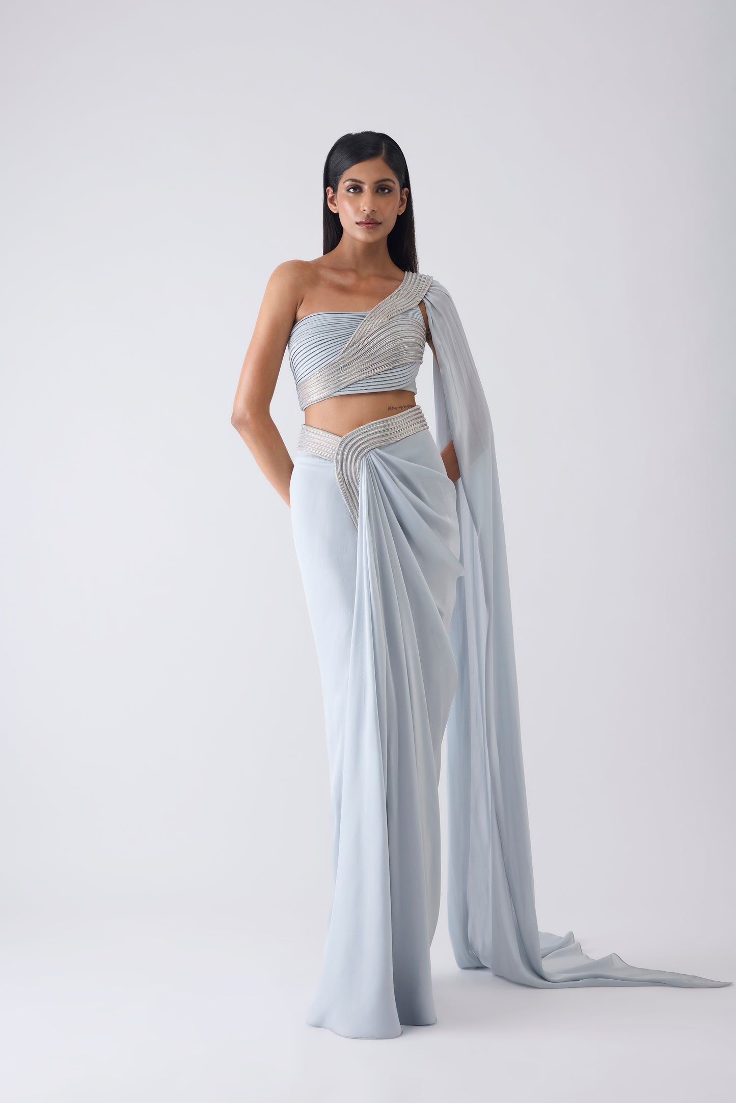 Moulded Crystalvein Top and Skirt