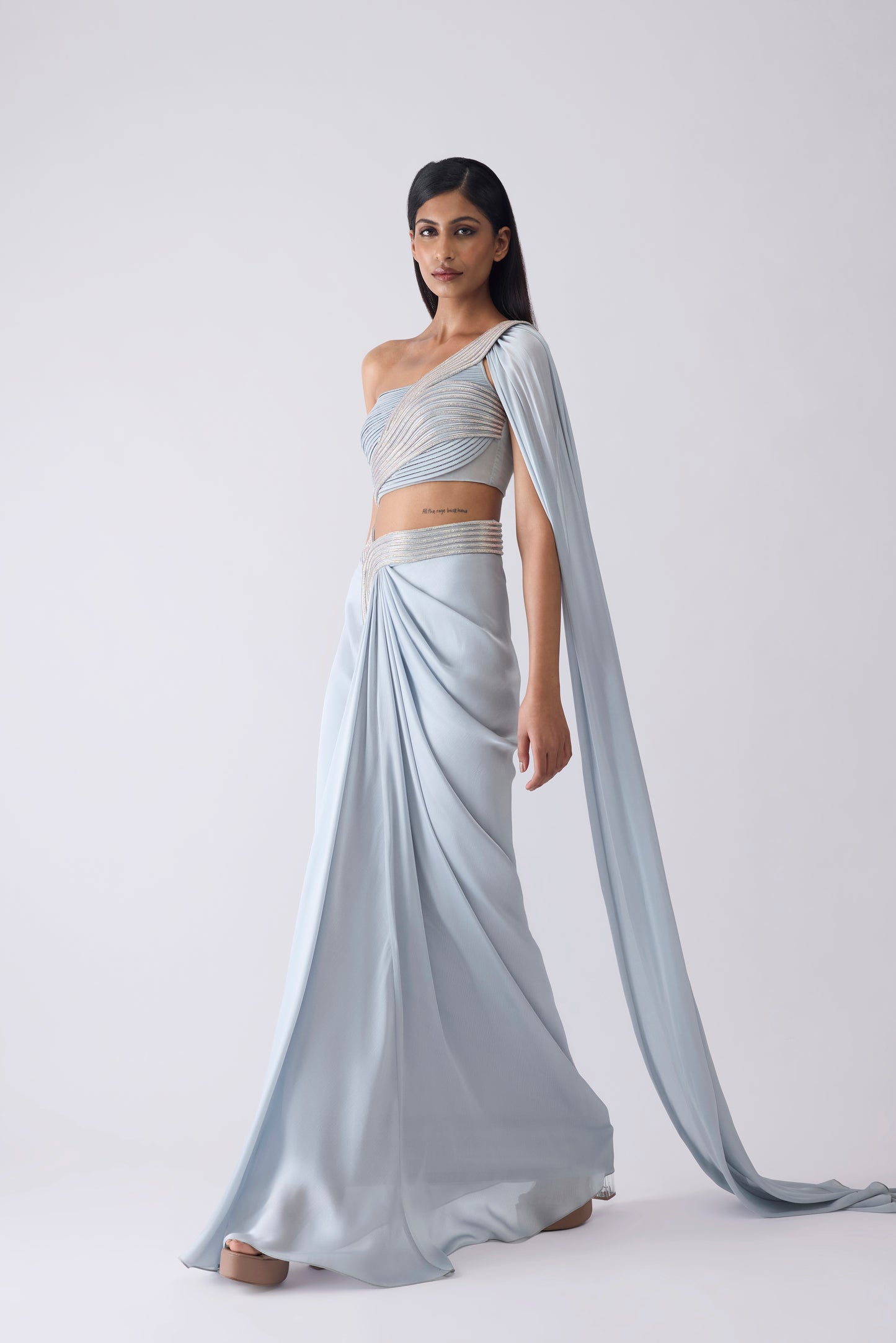 Moulded Crystalvein Top and Skirt