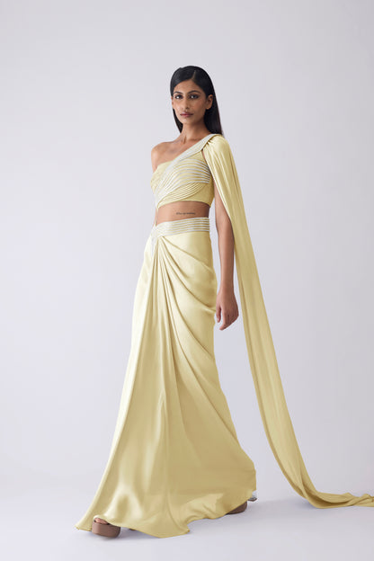 Moulded Crystalvein Top and Skirt