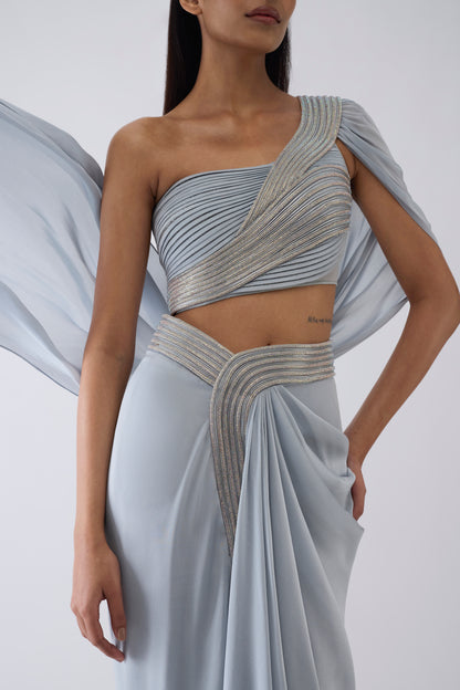 Moulded Crystalvein Top and Skirt