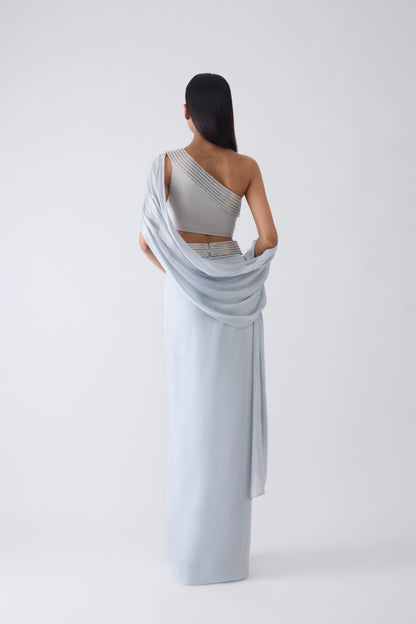 Moulded Crystalvein Top and Skirt