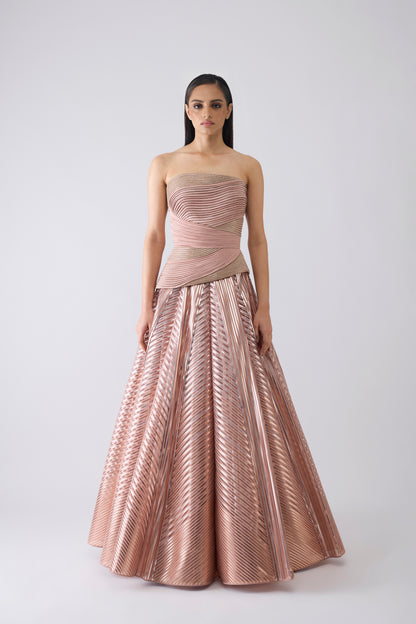 Structured Crystalvein Corset and Skirt