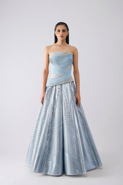 Structured Crystalvein Corset and Skirt