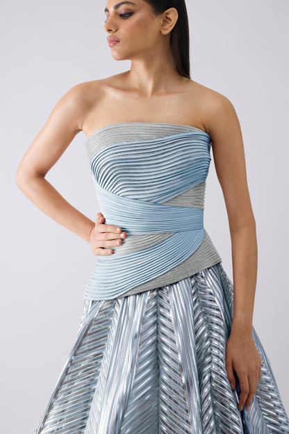 Structured Crystalvein Corset and Skirt