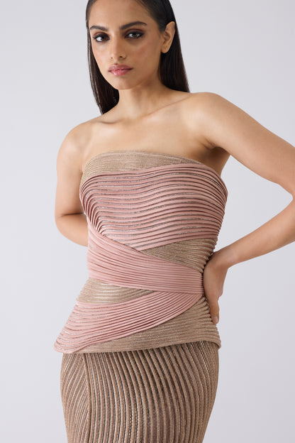 Structured Crystalvein Corset and Skirt