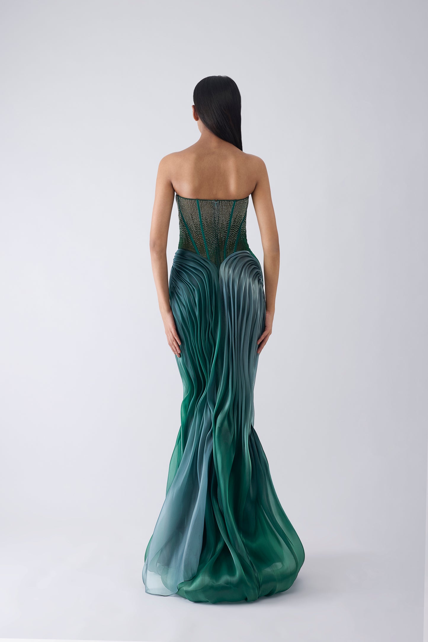 Moulded Micro-Beaded Gown