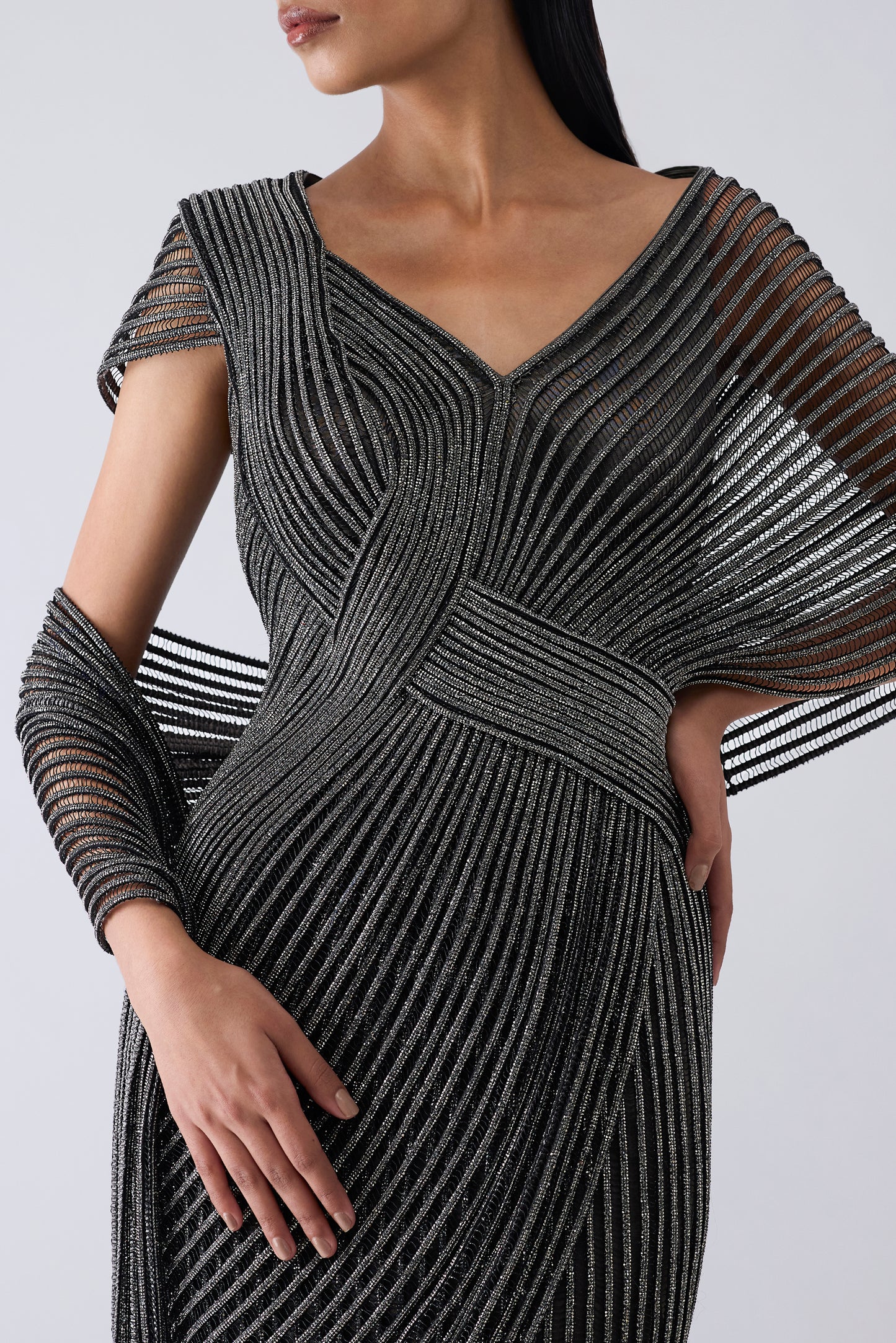 Structured Crystalvein Gown