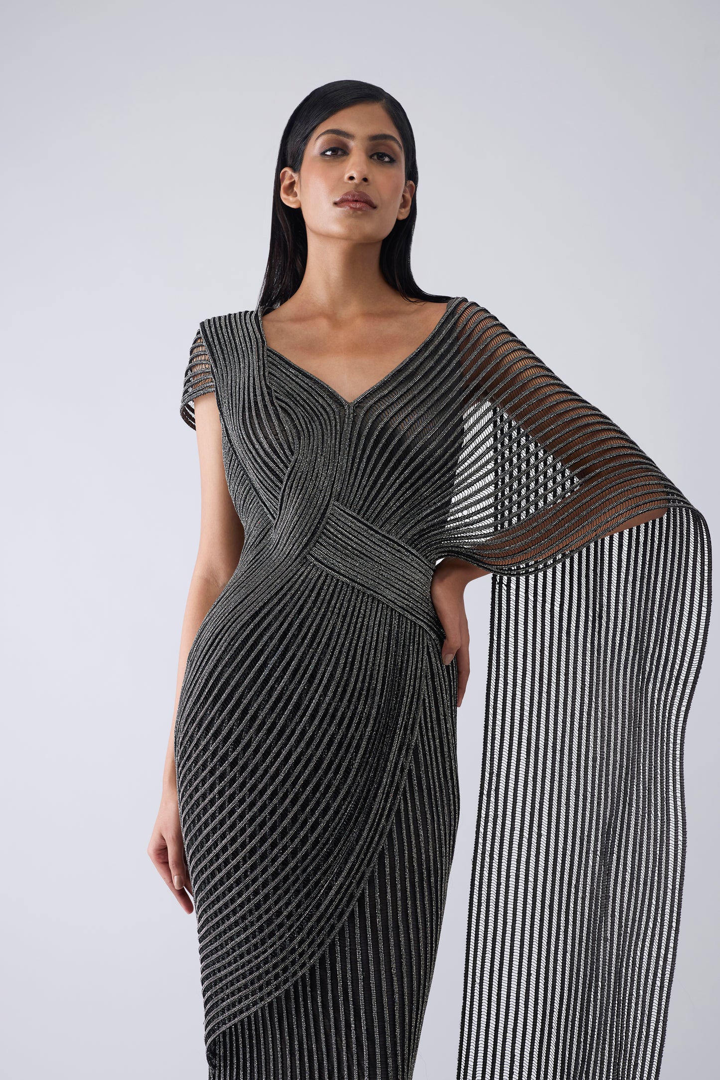Structured Crystalvein Gown