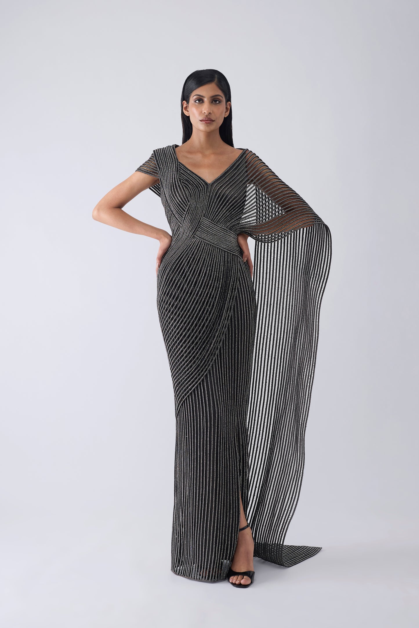 Structured Crystalvein Gown