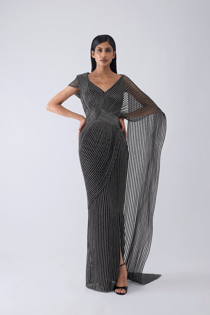Structured Crystalvein Gown