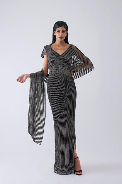 Structured Crystalvein Gown