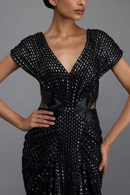 Moulded Mirrorwork Gown