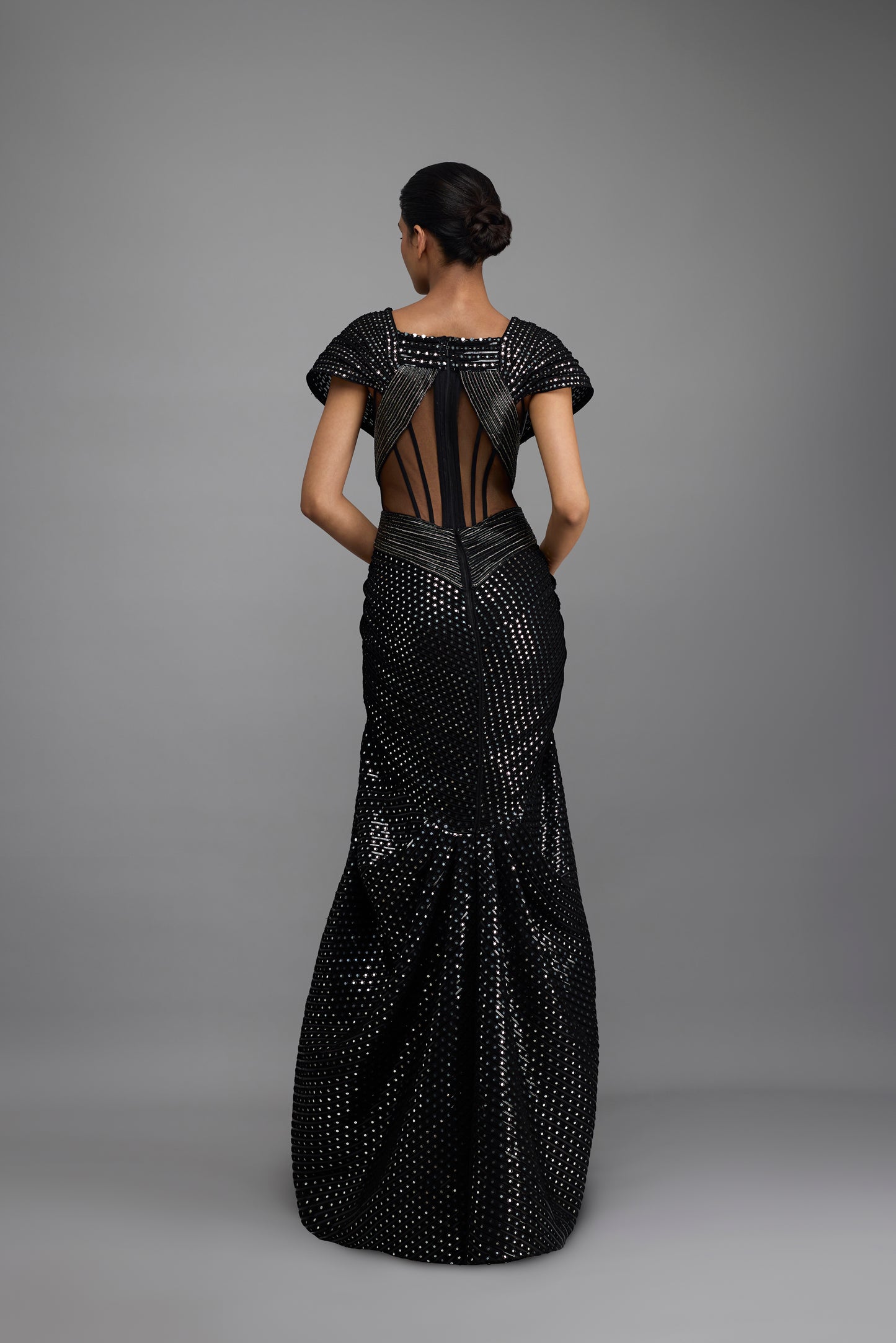 Moulded Mirrorwork Gown