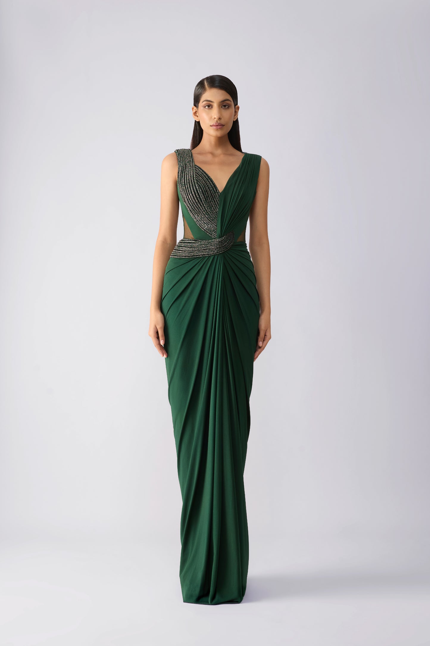 Moulded Crystalvein Gown
