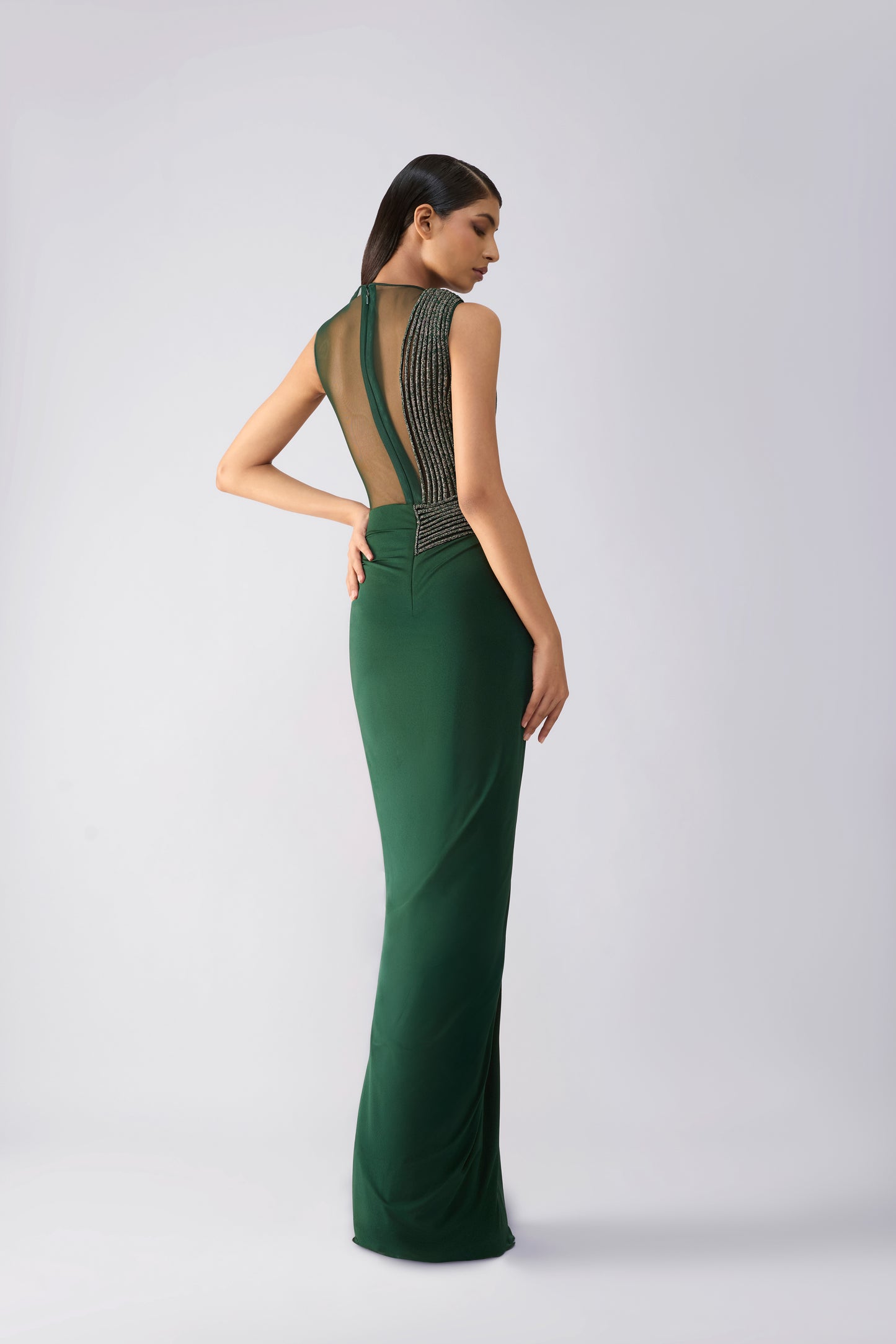Moulded Crystalvein Gown
