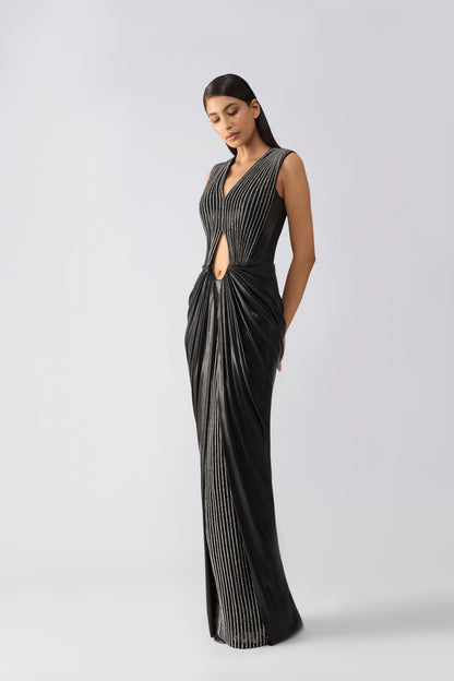 Moulded Crystalvein Gown