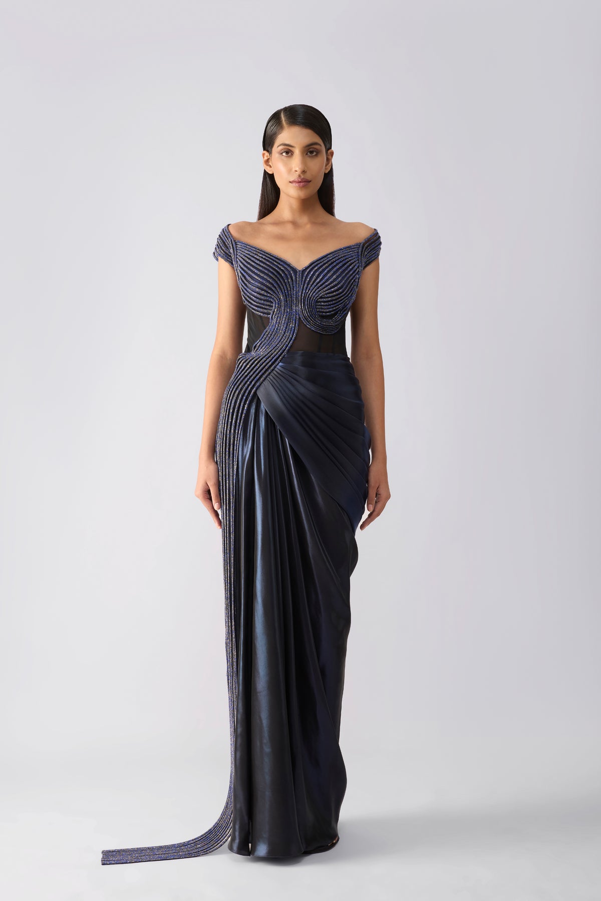 Moulded Crystalvein Gown