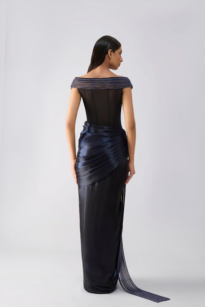 Moulded Crystalvein Gown
