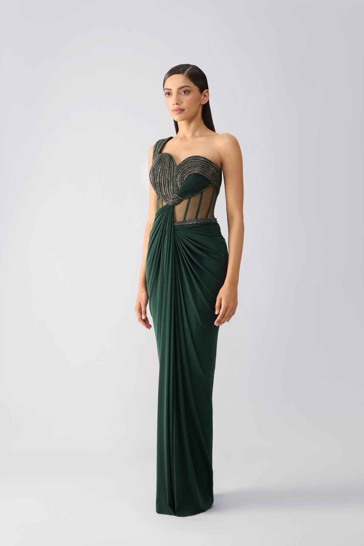 Moulded Crystalvein Gown