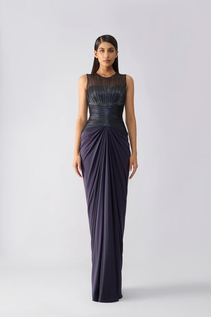 Moulded Crystalvein Gown