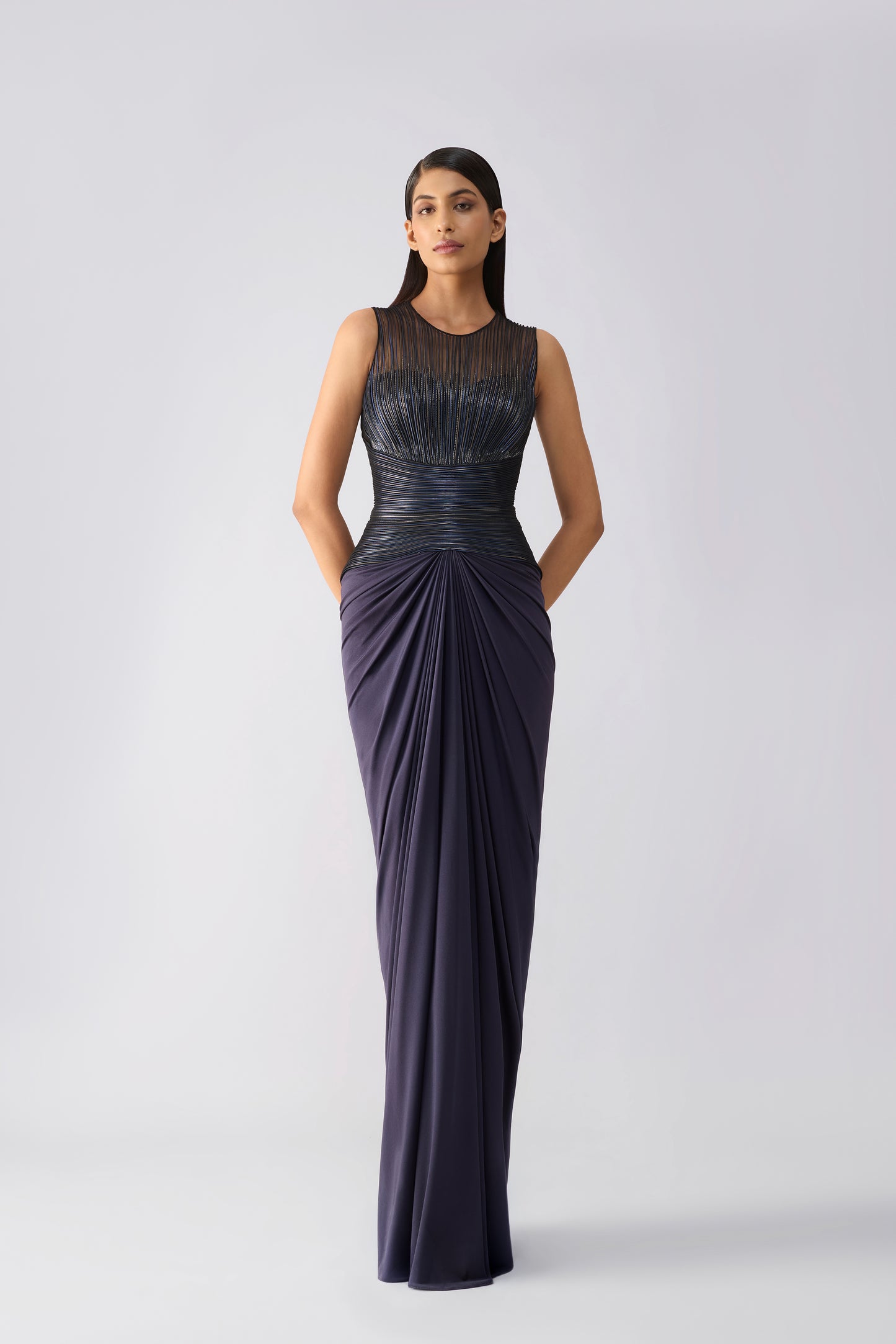 Moulded Crystalvein Gown