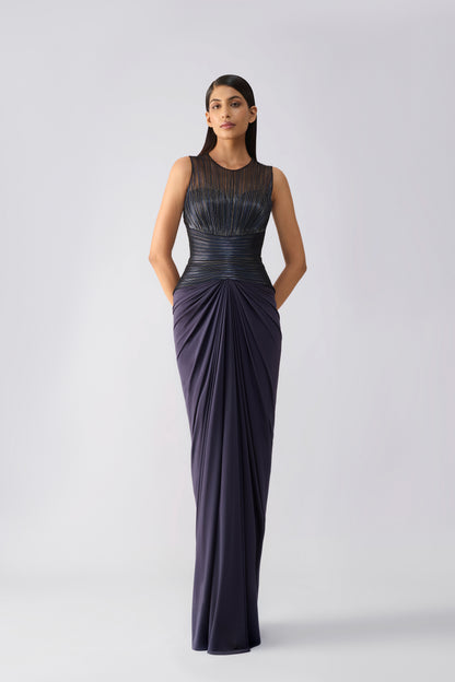 Moulded Crystalvein Gown