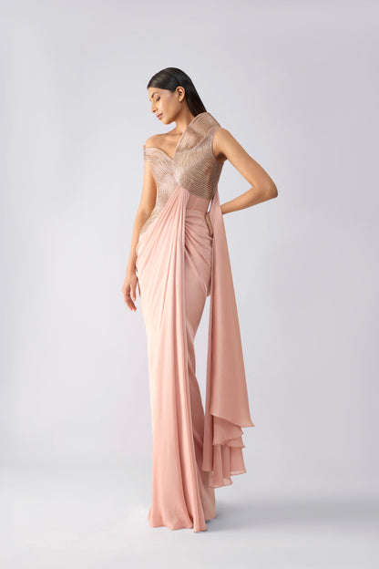 Structured Corded Gown