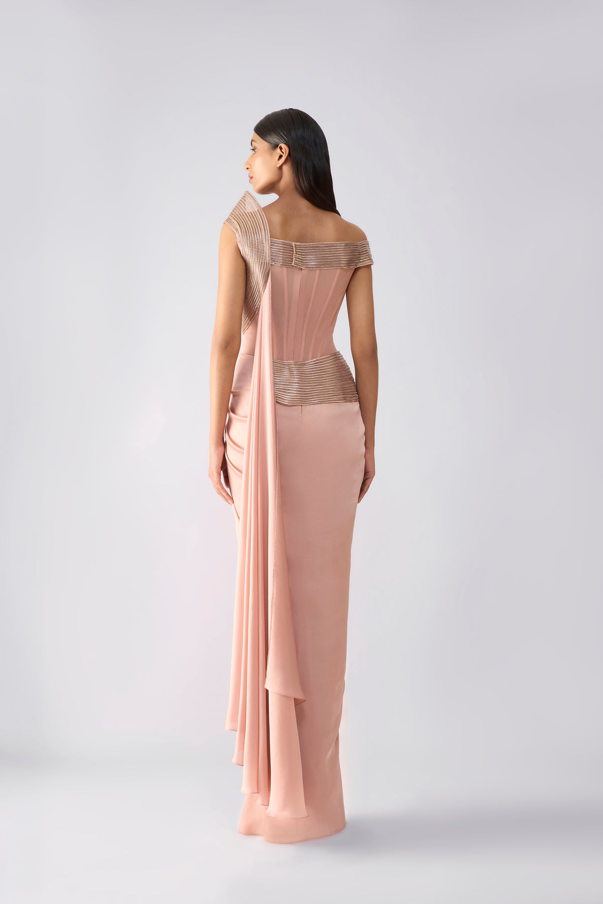 Structured Corded Gown