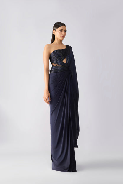 Moulded Corded Saree