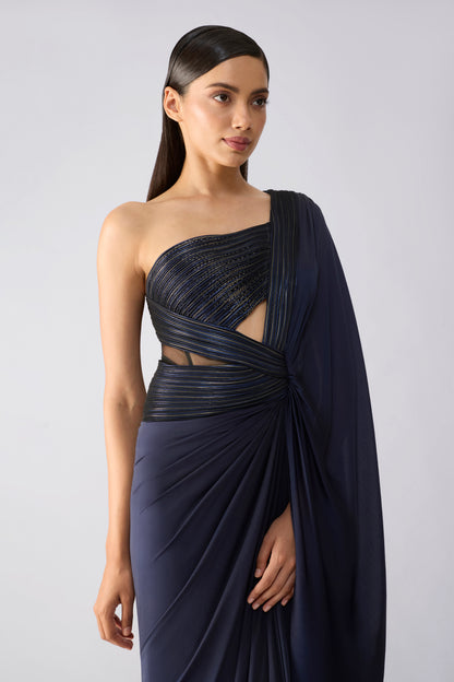 Moulded Corded Saree