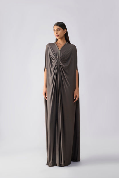 Draped Crystalvein Dress