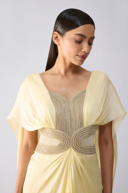Crystalvein Gown With Wings