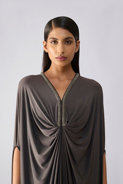 Draped Crystalvein Dress