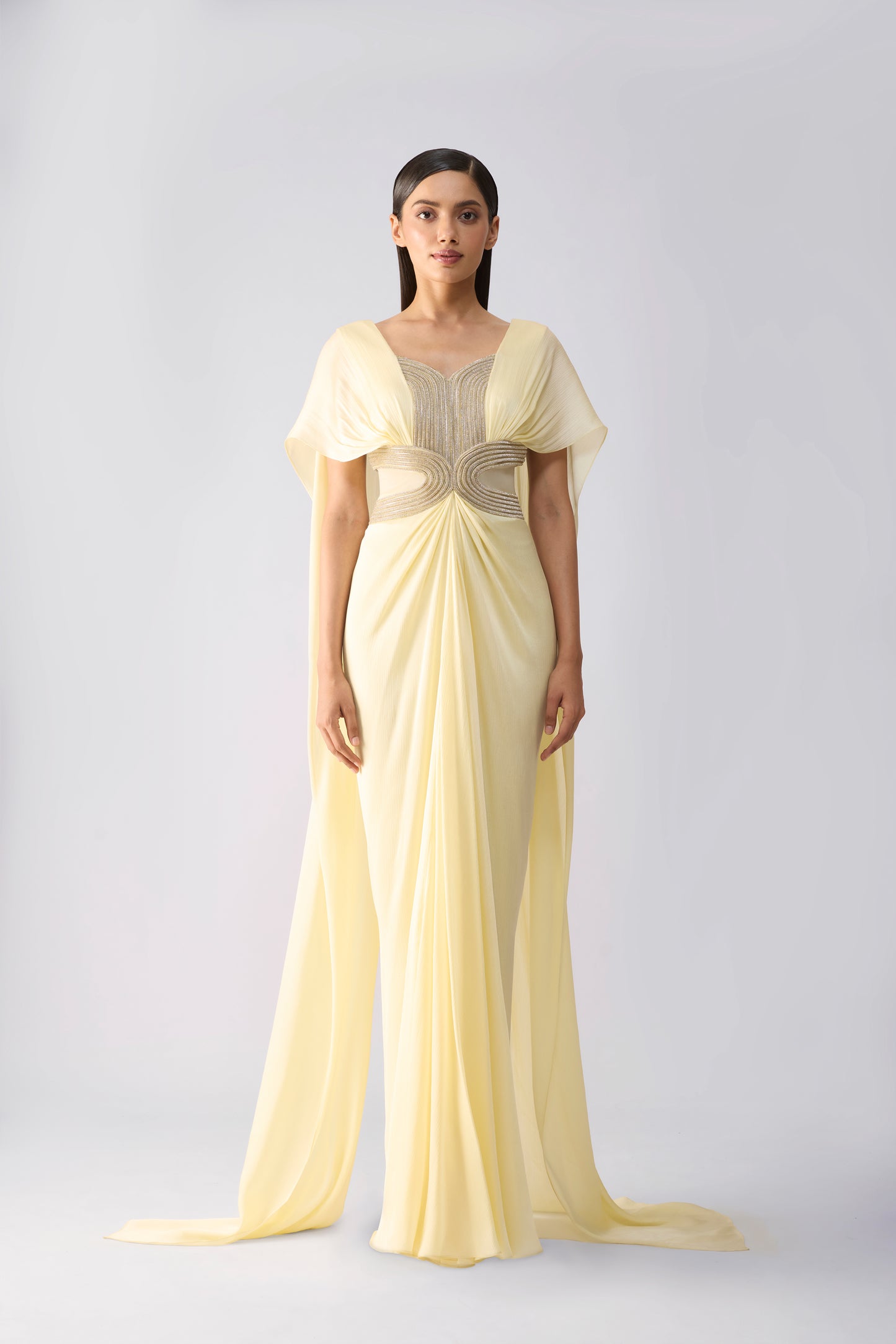 Crystalvein Gown With Wings