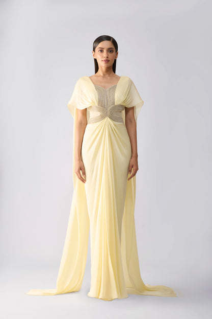 Crystalvein Gown With Wings