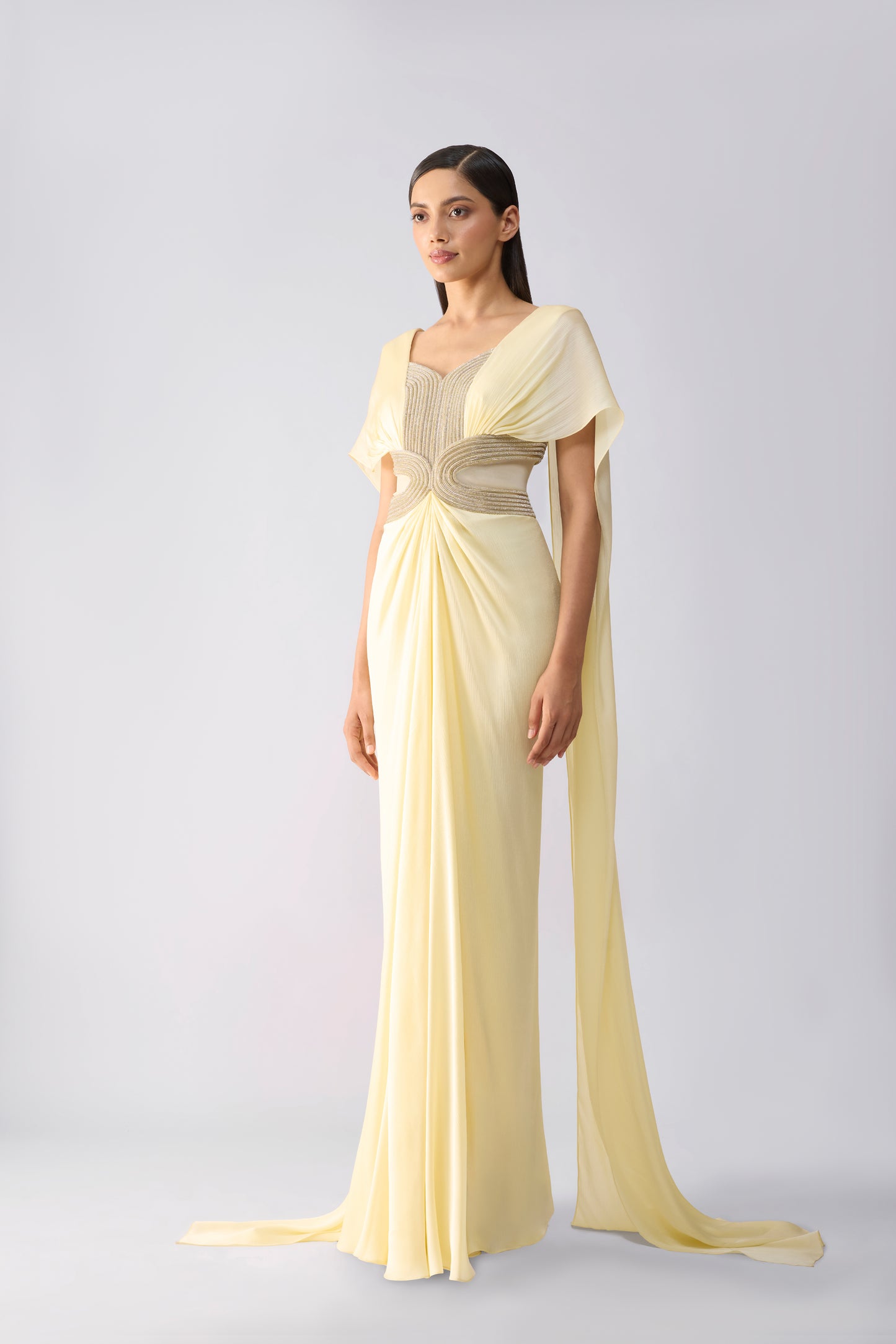 Crystalvein Gown With Wings