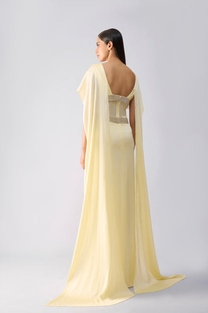 Crystalvein Gown With Wings