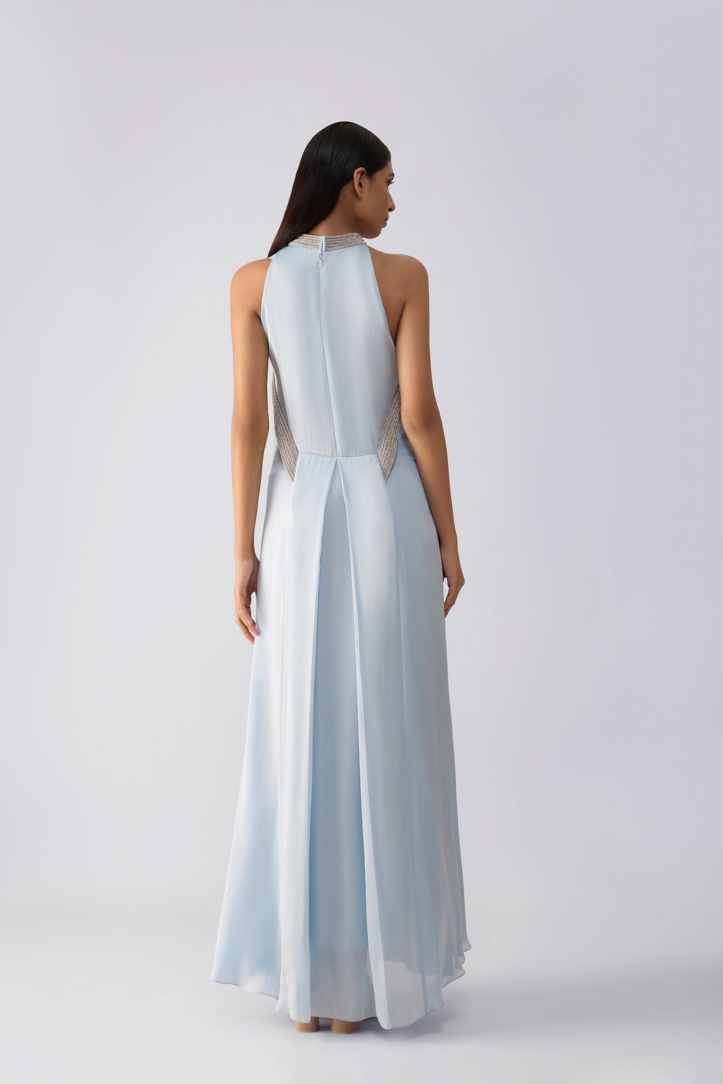 Crystalvein Halter Fluid Dress